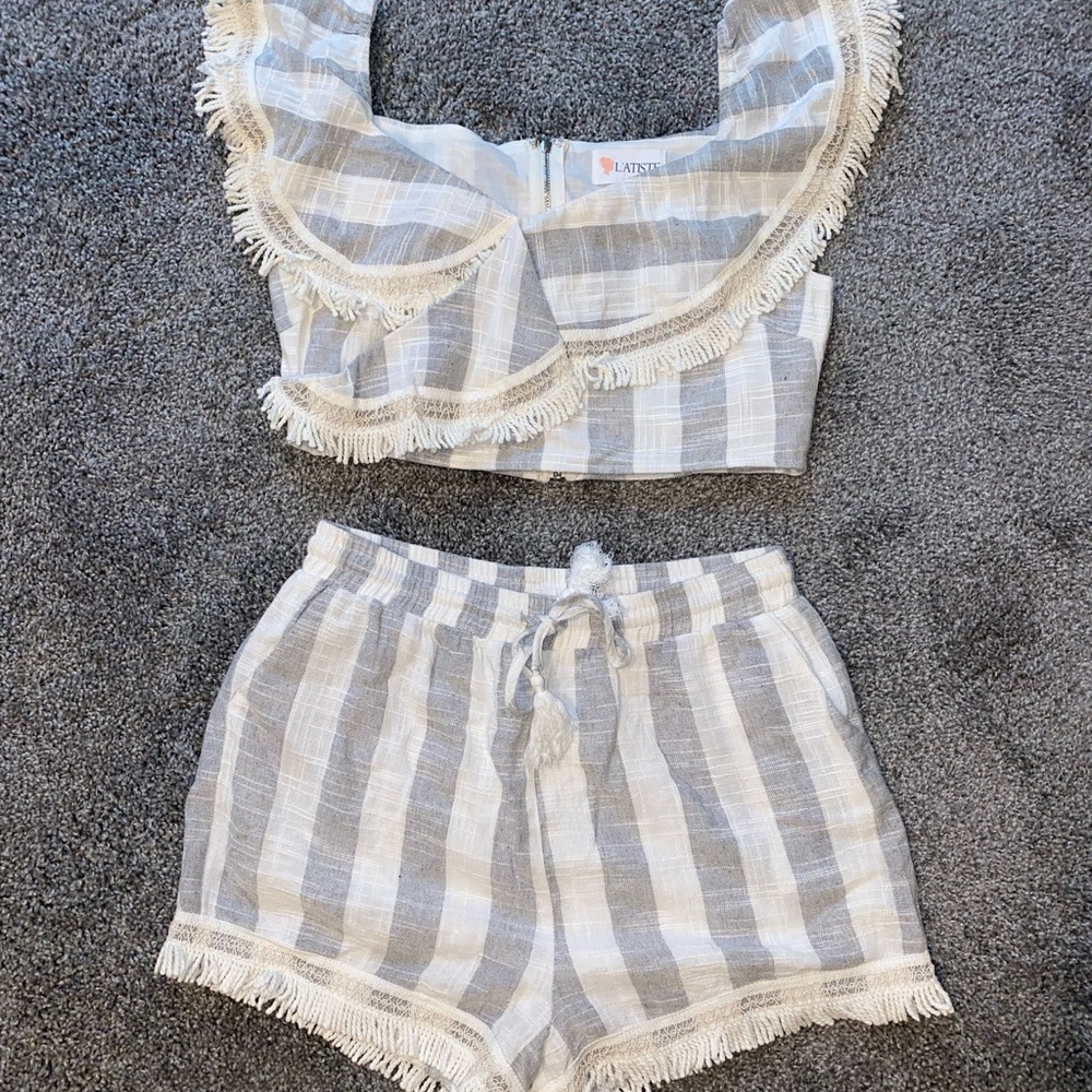 Blue and White 2 Piece Set - Large